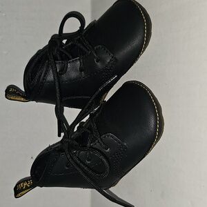 Dr. Martens 1460 Crib Black Boots, infant size 3 NEW